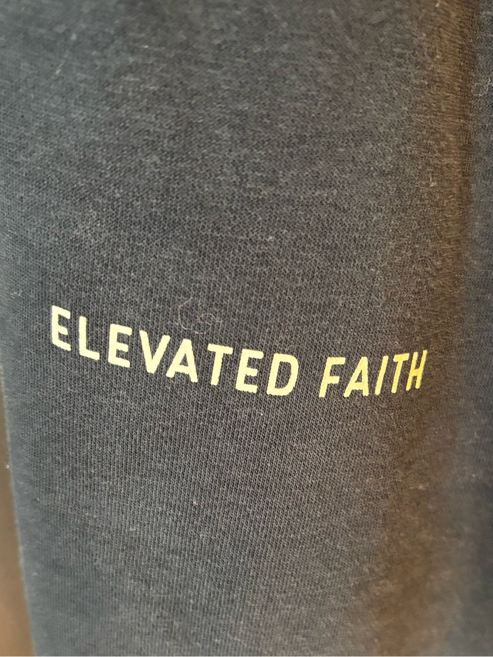 ELEVATED FAITH “HOPE AND A FUTURE”NAVY UNISEX SWEATPANT SZ M - Picture 11 of 13